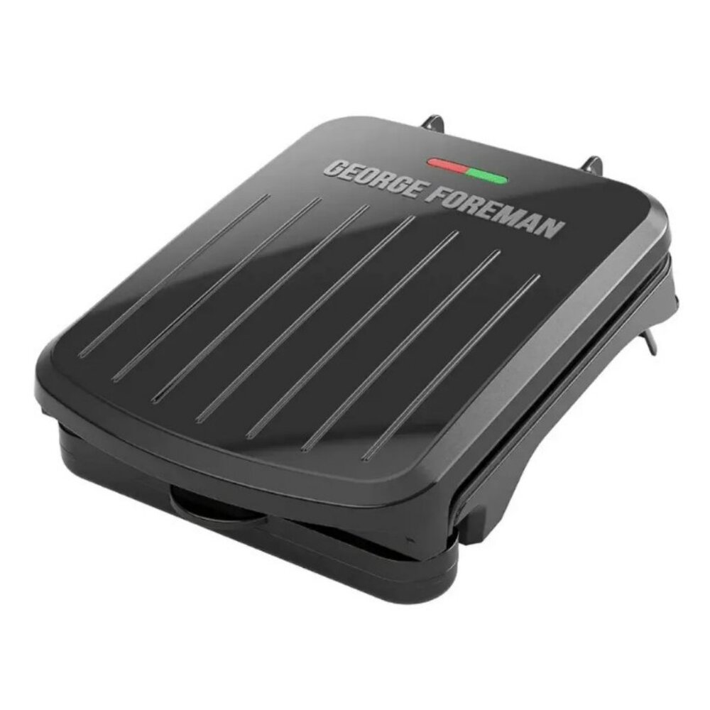 George Foreman - Plate Electric Indoor Grill & Panini Press - Black - NWT
